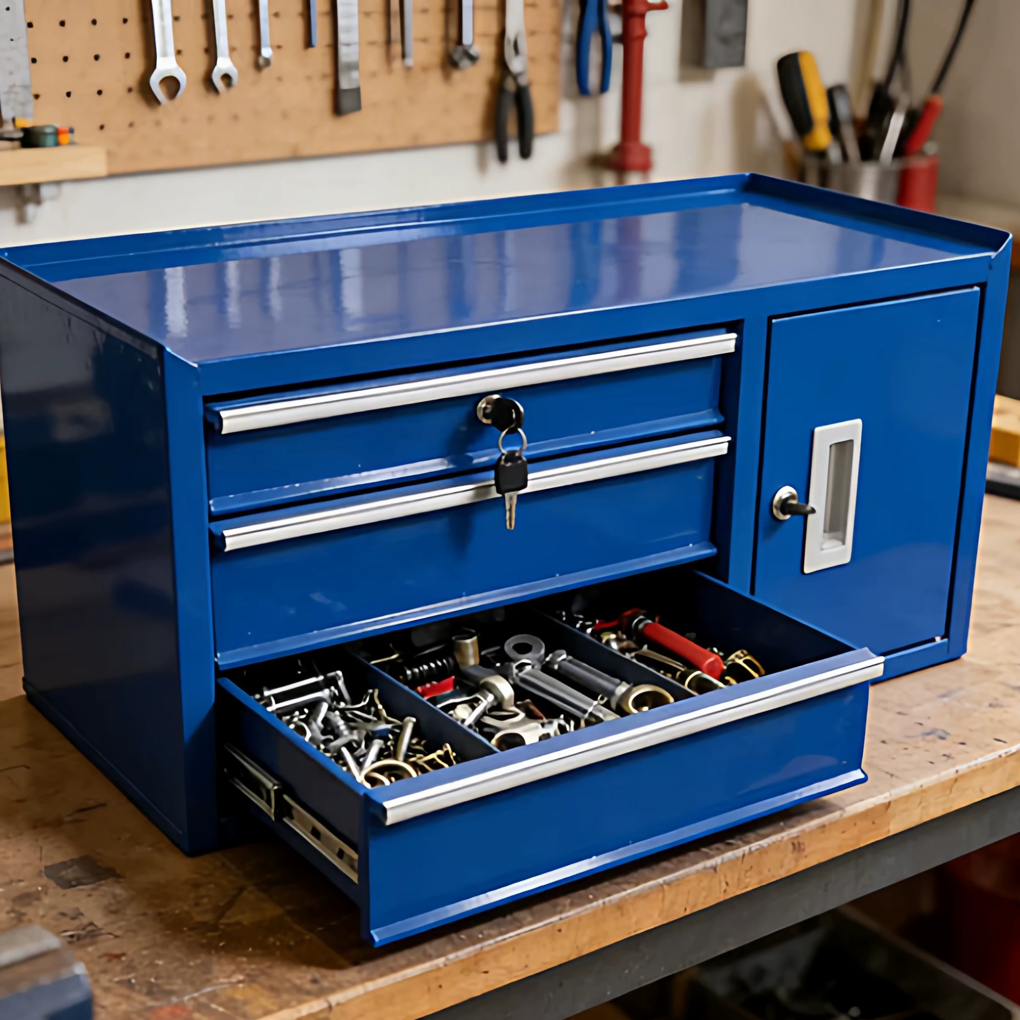 Workshop Use Tools - Armadietto Multiuso in Ferro per Attrezzi