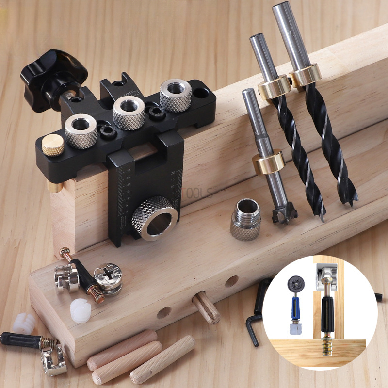 Mini Workshop Tools - Kit di guida per foratura regolabile