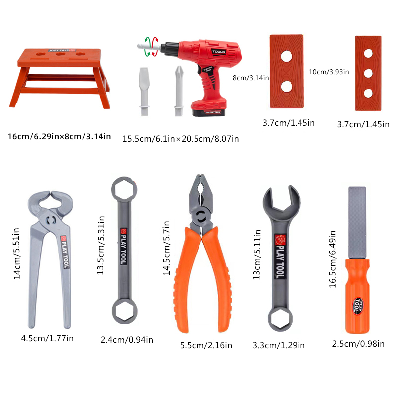 38 pezzi/39 pezzi/42 pezzi cas - Tools Workshop For Kids recensione e prezzo