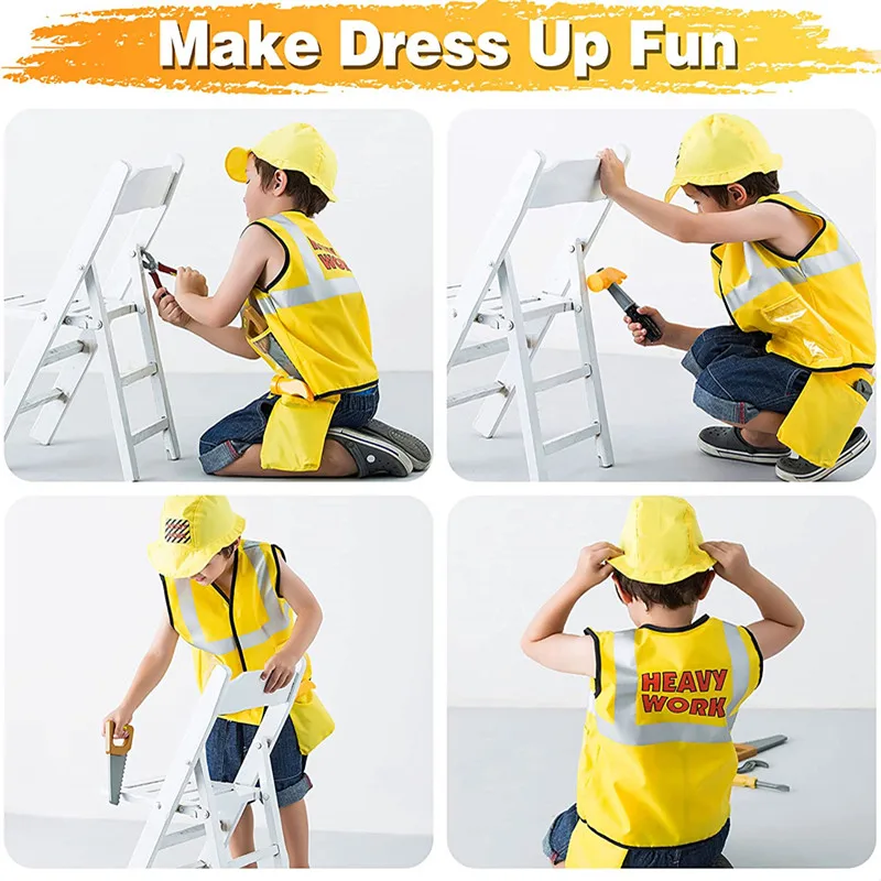 3-6Y Costume da operaio edile  - Tools Workshop For Kids recensione e prezzo