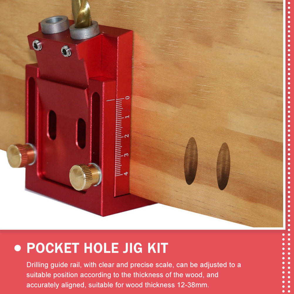 1 set di guide per foratura co - Pocket Hole Jig recensione e prezzo